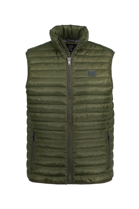 Prošívaná vesta, kolekce outdoor, stojáček, zip