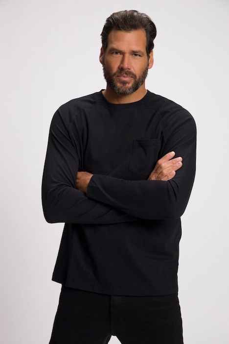 T-Shirt, Workwear, Raglan-Langarm, Brusttasche