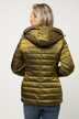 Steppjacke, Kapuze, Zipper, Langarm