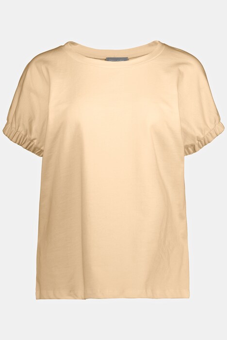 T-Shirt, Rundhals, Ballon-Halbarm