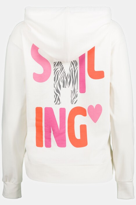 Hoodie, XL-Rückenmotiv, Sweatshirt, Kapuze, Langarm