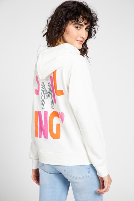 Hoodie, XL-Rückenmotiv, Sweatshirt, Kapuze, Langarm