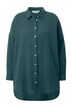 Mušelínová halenka, oversize, límeček, dlouhé rukávy