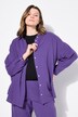 Chemisier en mousseline, oversize. Col classique, manches longues