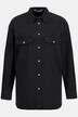 Chemise en jean, oversized, col chemise, manches longues