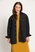 Chemise en jean, oversized, col chemise, manches longues