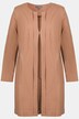 Linen Blend Vertical Pleat Stretch Jacket
