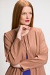 Linen Blend Vertical Pleat Stretch Jacket