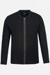 Cardigan en maille fine, col chemise et fermeture à glissière