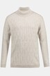 Pullover, Zopfmuster, Rollkragen