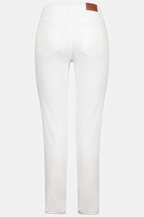 7/8-Jeans, Wascheffekte, Slim, schmale 5-Pocket-Form