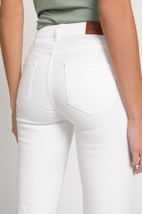 7/8-Jeans, Wascheffekte, Slim, schmale 5-Pocket-Form