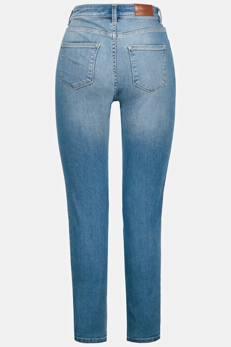 7/8-Jeans, Wascheffekte, Slim, schmale 5-Pocket-Form