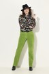 Corduroy broek Mony, comfortabele tailleband, ritszakken