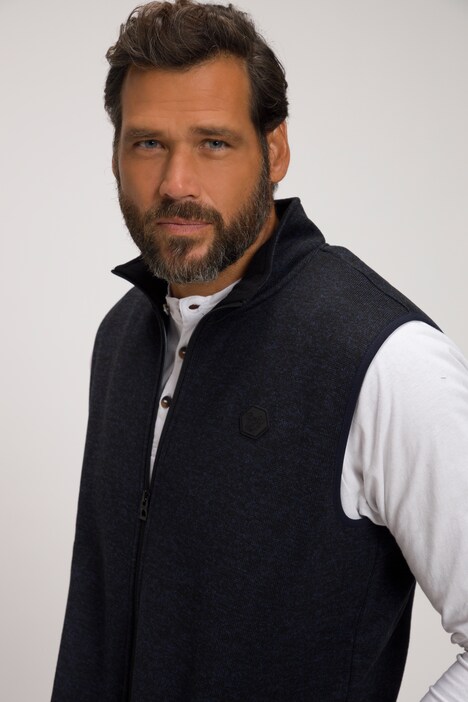 Veste Outdoor coupe-vent, en maille polaire, avec col montant et poches zippées - jusqu'au 8 XL