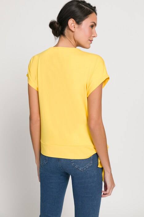 T-Shirt Identity, U-Boot-Ausschnitt, Saum Bindeband, ärmellos