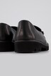 leren loafers, chunky ketting, wijdte H