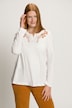 T-shirt, encolure tunique, manches longues, coton bio