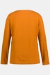 T-shirt, encolure tunique, manches longues, coton bio