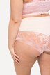 Midislip, transparant kant, achterkant met plooitjes
