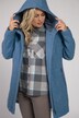 Teddy-Parka, Kapuze, 2-Wege-Zipper, Langarm