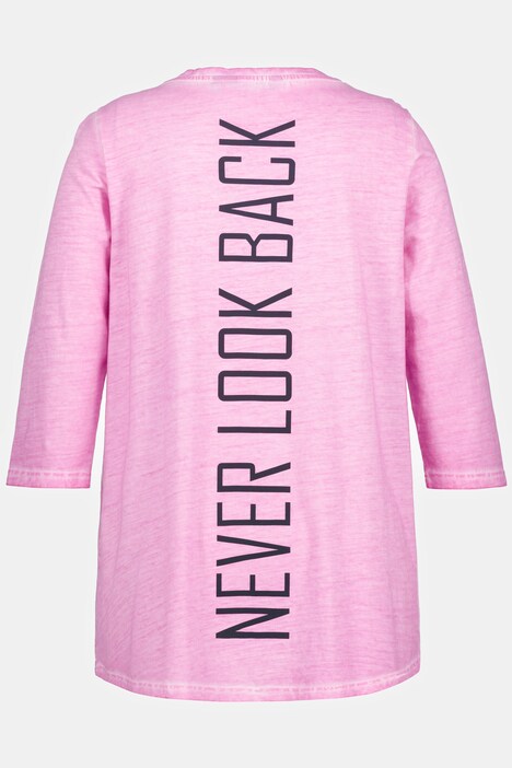 NEVER LOOK BACK Statement A-line Fit Tee