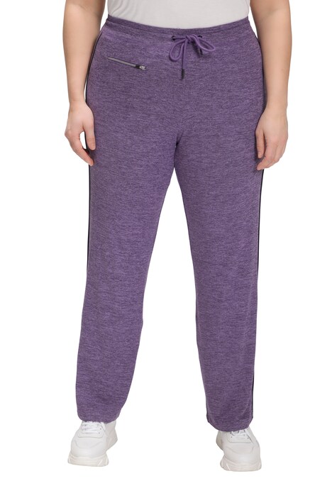 Jogging kalhoty, melírované, rychleschnoucí, kapsa na zip