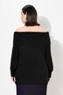 Pullover, off shoulder, lange ærmer
