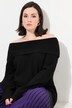 Pullover, off shoulder, lange ærmer