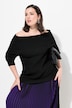Pullover, off shoulder, lange ærmer