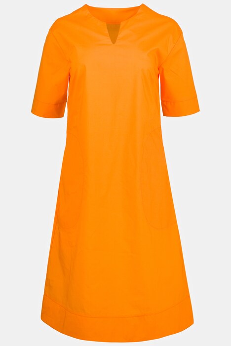 Kleid, Identity, Tunika-Ausschnitt, Halbarm