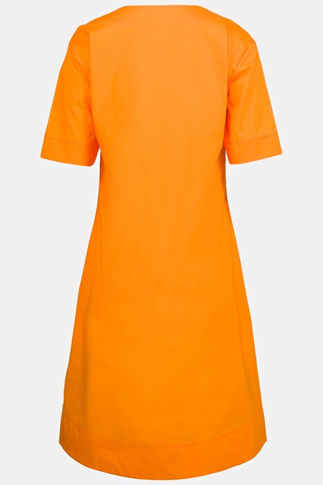 Kleid, Identity, Tunika-Ausschnitt, Halbarm