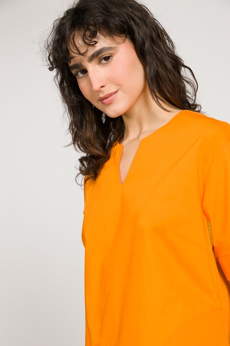 Kleid, Identity, Tunika-Ausschnitt, Halbarm