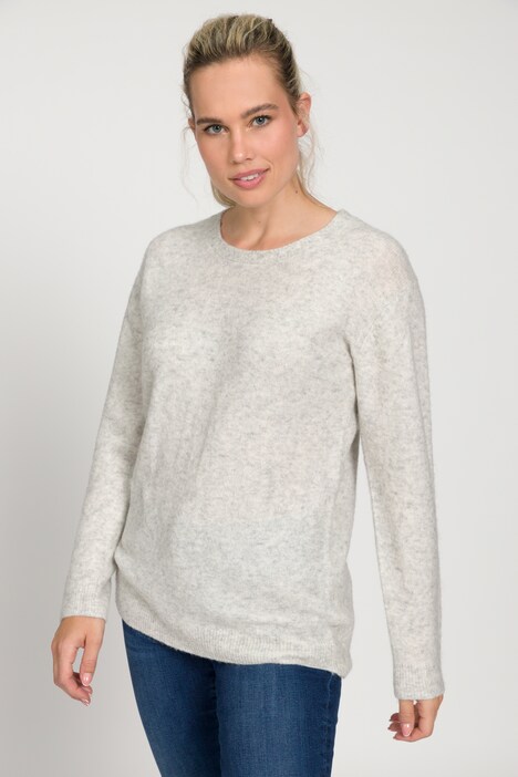 Pullover Identity, Woll-Qualität, Rundhals, Langarm