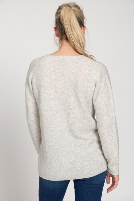 Pullover Identity, Woll-Qualität, Rundhals, Langarm