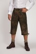 3/4-Trachtenhose, Tracht, Ziegen-Veloursleder, traditionelle Stickereien