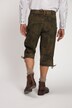 3/4-Trachtenhose, Tracht, Ziegen-Veloursleder, traditionelle Stickereien