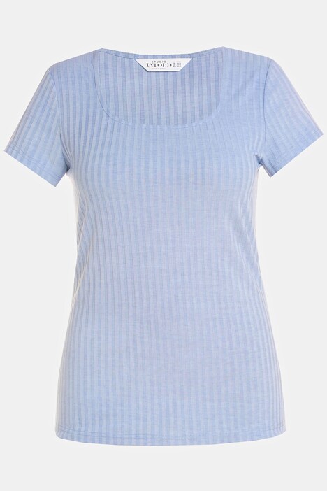 Slim Fit Rib Knit Tee