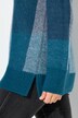 Pullover, Karomuster, Stehkragen, Langarm