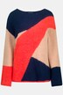 Pullover Identity, Woll-Qualität, Colorblocking, Langarm
