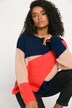 Pullover Identity, Woll-Qualität, Colorblocking, Langarm