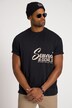 T-shirt STHUGE, oversize, imprimé XL, col rond, manches mi-longues, jusqu'au 8 XL