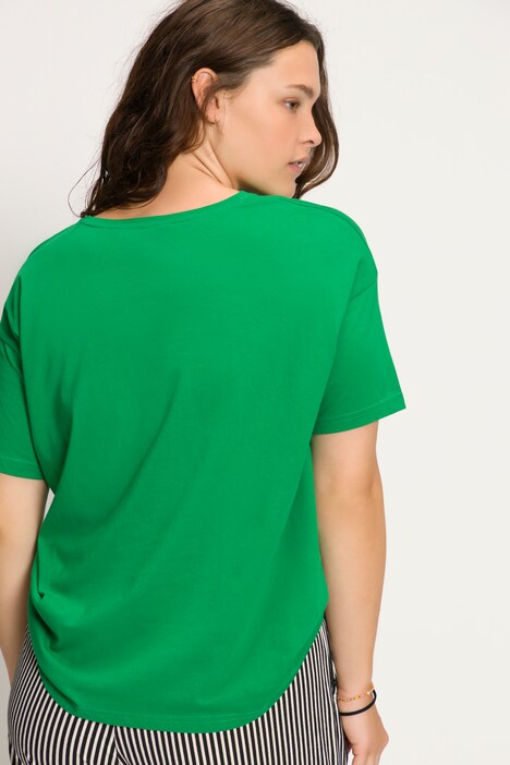 Lot de 2 t-shirts oversized, col rond et manches courtes