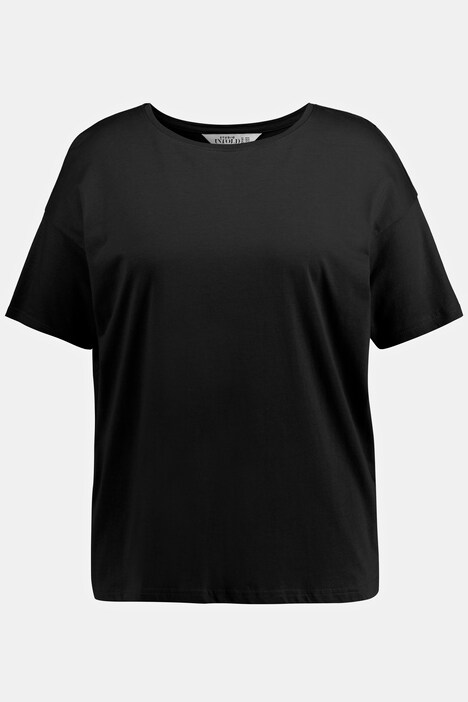 Lot de 2 t-shirts oversized, col rond et manches courtes