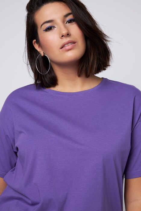 Lot de 2 t-shirts oversized, col rond et manches courtes