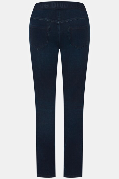 Jeans Julia, Elastikbund, schmale 4-Pocket-Form