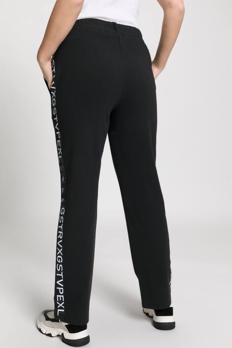 Jogging, ruban en reps imprimé, ceinture élastique