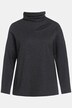 T-shirt, découpe, classic, col montant, manches longues