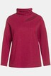 T-shirt, udskæring, Classic Fit, ståkrave, lange ærmer