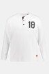 JAY-PI henley, lange mouwen, voetbalprint, knopenlijst